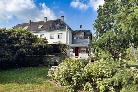 Haus von hinten