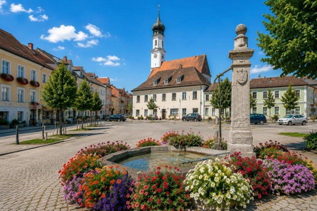 Marktplatz Triftern KI generiert