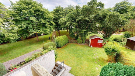 Blick vom Balkon