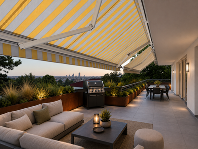 Rarität: Penthouse mit riesiger Dachterrasse und Skyline-Blick