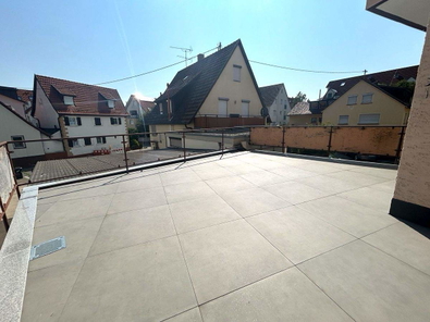 Sonnige Dachterrasse