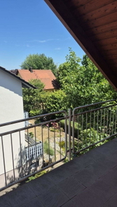 Ausblick Balkon