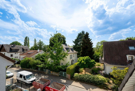 Ausblick Balkon