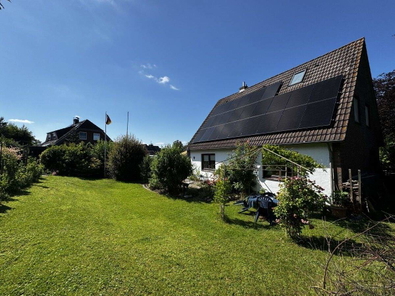 Blick auf das Haus