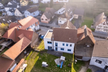Hausansicht von hinten