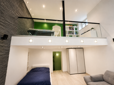 Wohn- und Schlafzimmer