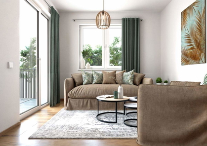 unverbindliche Visualisierung - Beispielwohnzimmer