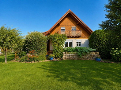 Blick auf das Haus