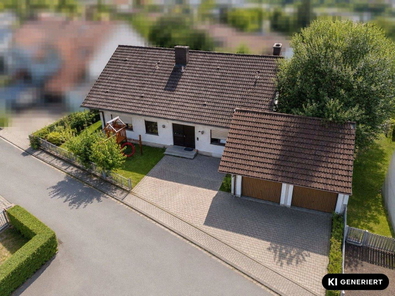 Hausansicht oben