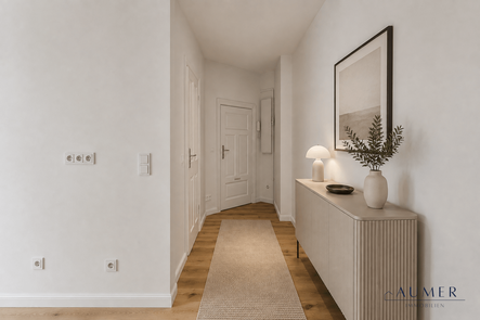 Flur mit Staging