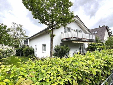 Blick auf Haus