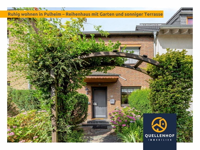 Ruhig wohnen in Pulheim – Reihenmittelhaus mit Garten und sonniger Terrasse