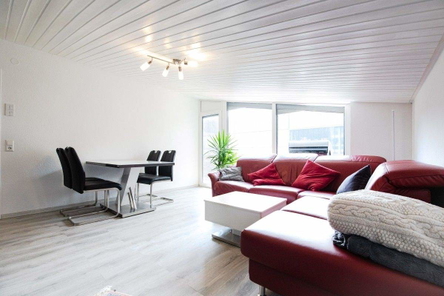 Das Wohn- Esszimmer im DG