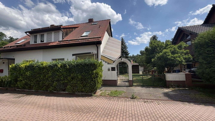Blick aufs Haus