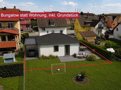 KI generierte Beispiel-Visualisierung auf dem Grundstück