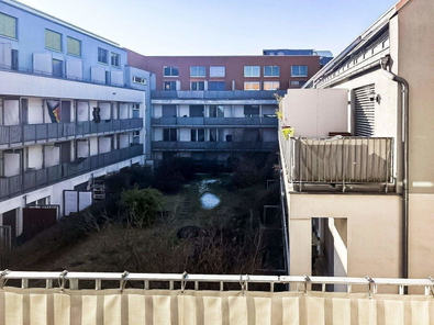 Ausblick in den Innenhof
