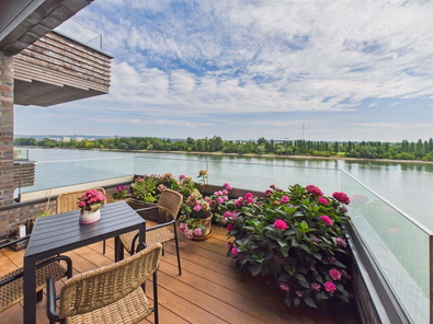traumhafter Rheinblick
