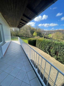 Blick von dem Balkon