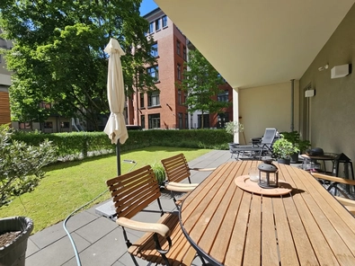 Ruhige, grüne Garten-Oase