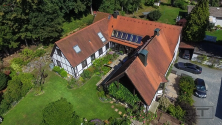 Bird view Südseite mit Garten