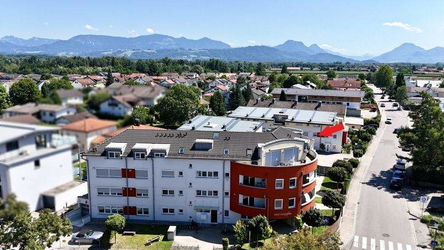 Blick zur Wohnung