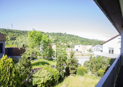 Ausblick Balkon