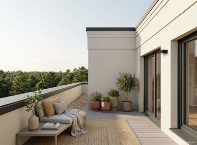 Visualisierung Terrasse