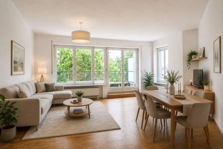 Visualisierung Wohn-/ Esszimmer
