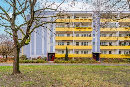 Vorderansicht des Hauses