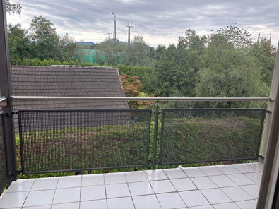 Blick vom Balkon