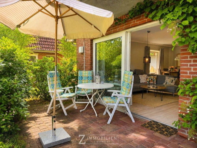 Terrasse mit viel Grün
