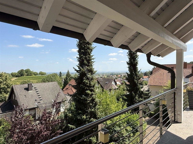 Aussicht vom Balkon