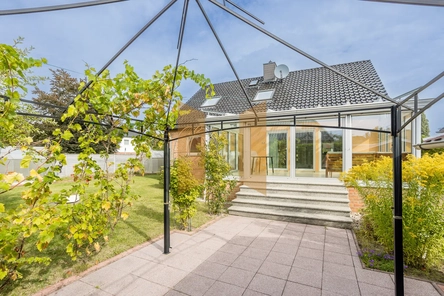 Wintergarten und Grillplatz