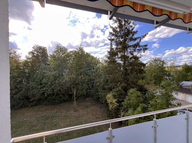 Aussicht West mit Blick ins Grüne