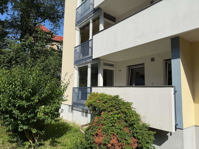 Hochparterre Balkon