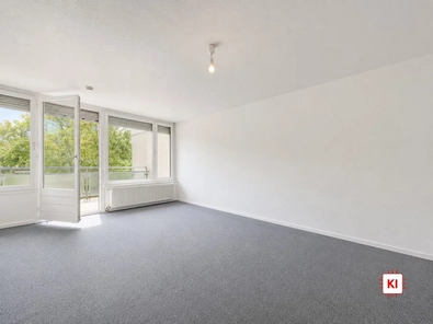 KI-bearbeitet: Wohnzimmer