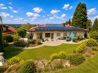 Hausansicht Gartenseite