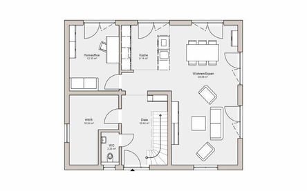 Grundriss Erdgeschoss