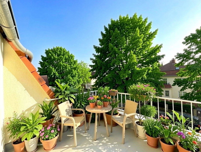 Terrasse - so kann es sein! (KI)
