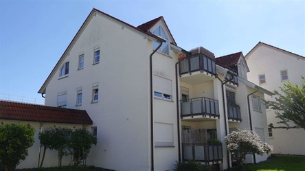 Hausansicht Nordwest mit Westbalkon