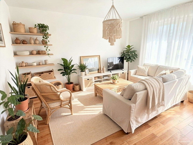 Wohnzimmer - (KI generiert)