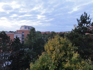 Blick vom Balkon