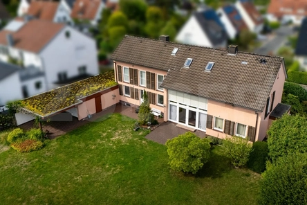 Rückansicht mit Garten