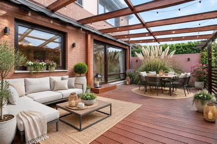 Terrasse KI generiert