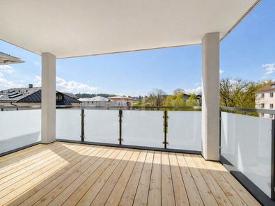 Balkon Blick Mitte