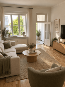 Wohnzimmer (digial eingerichtet)