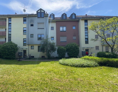 Die Wohnanlage von außen