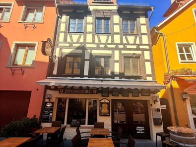 Außenansicht Gästehaus 1 inkl Gastronomie