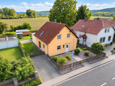 Blick auf die Immobilie