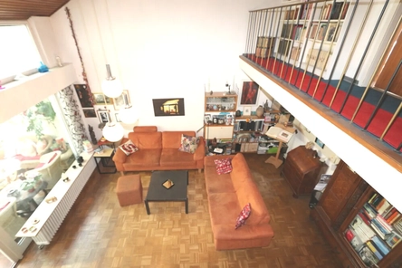 Wohnzimmer mit Galerie
